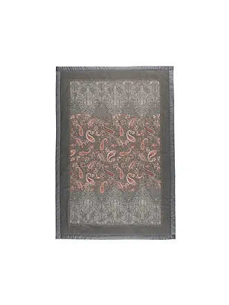 BASSETTI | Tagesdecke - Plaid 135x190cm MONNALISA Rot | grau